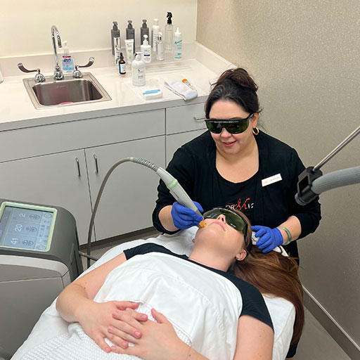Results from Laser Genesis will take between three and four weeks to appear.